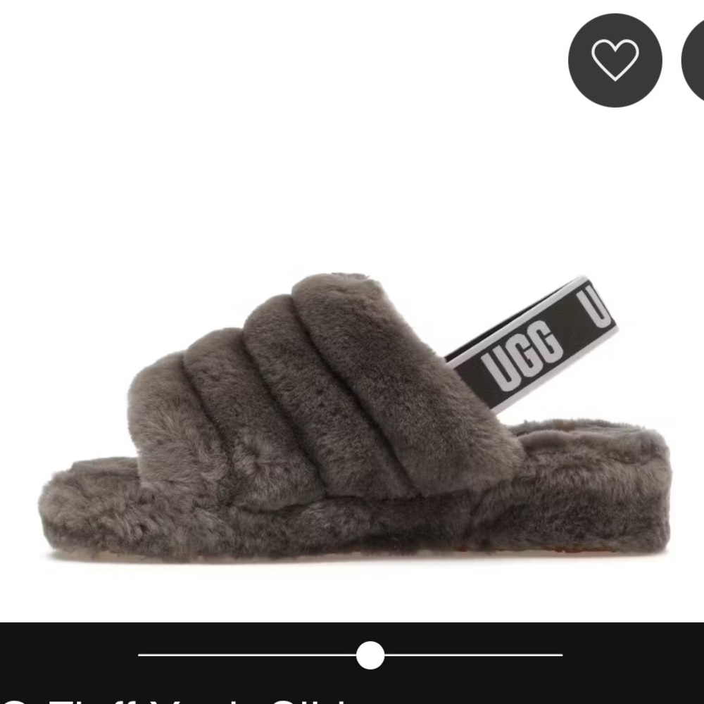 UGG Fluff Yeah Slipper - Grey/Gray